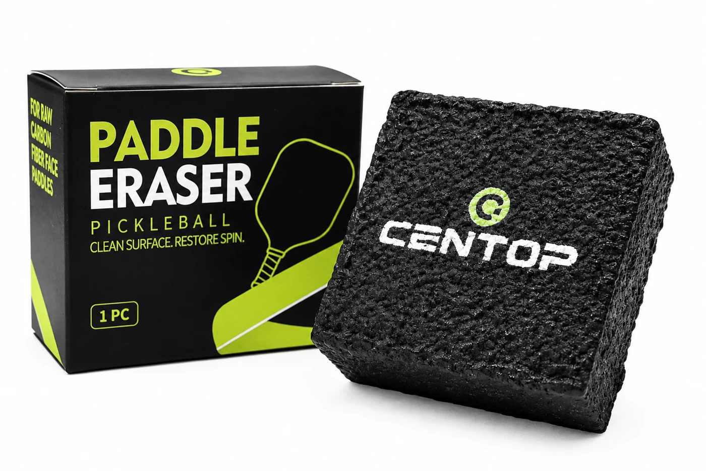 CENTOP paddle eraser and retail box