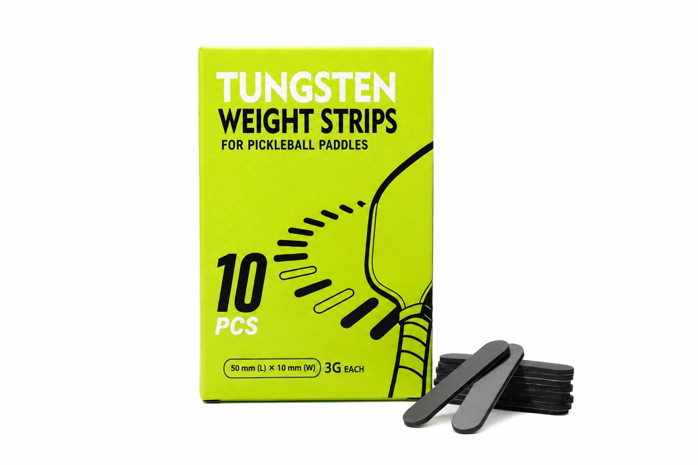 CENTOP tungsten weight strips and retail box